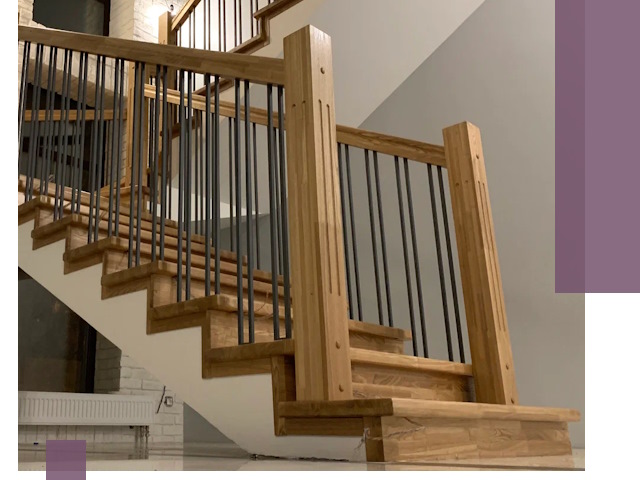 Реставрация деревянных и металлических лестниц в Протвине