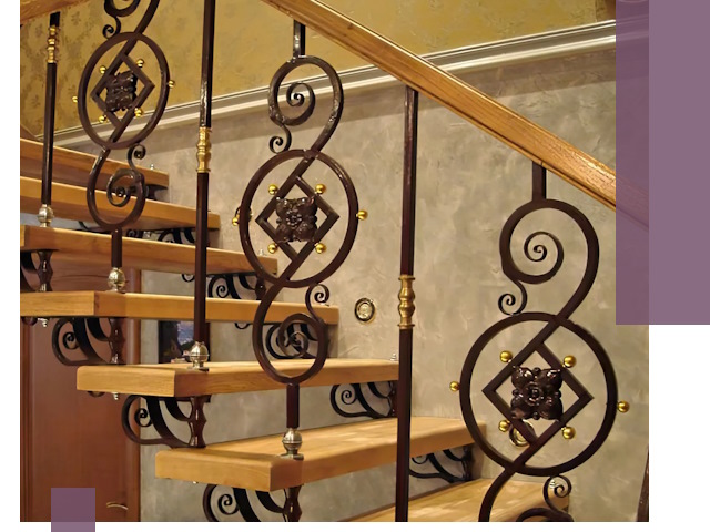 Изготовление кованых лестниц под ключ в Протвине