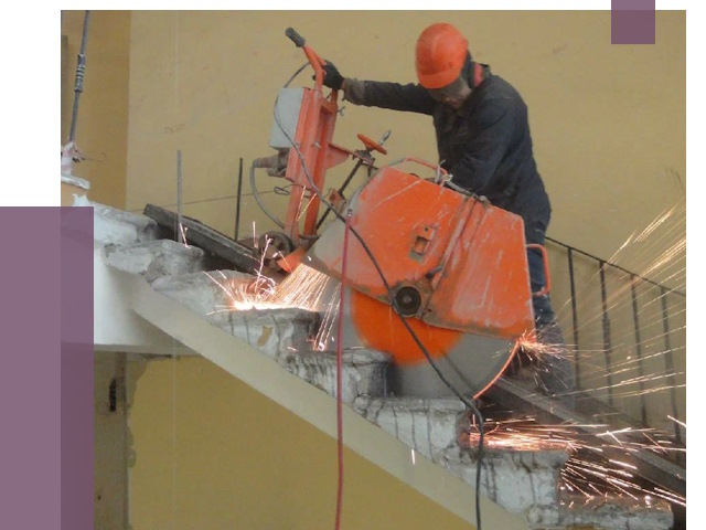 Демонтаж бетонных лестниц в Протвине от 4579 руб. за м2 | ПРОЛЁТ-Прн