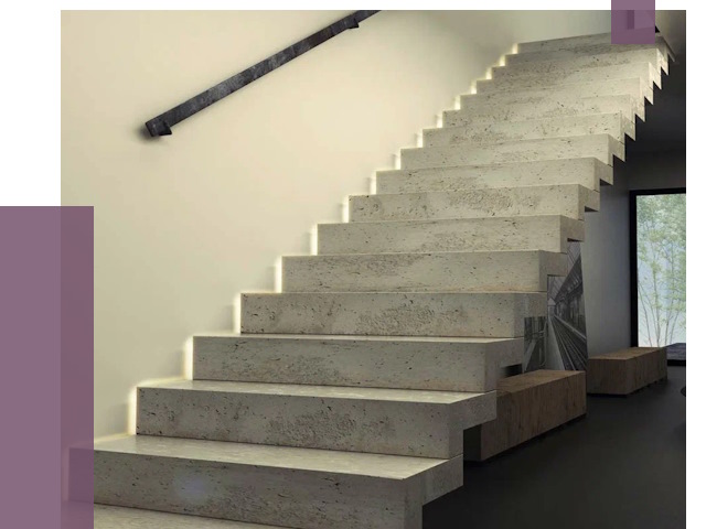 Облицовка бетонных лестниц в Протвине от 4579 руб/м2 