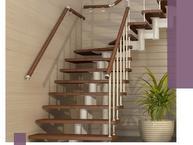 Изготовление модульных лестниц под ключ в Протвине