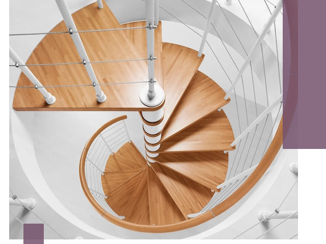 Изготовление винтовых лестниц под ключ в Протвине