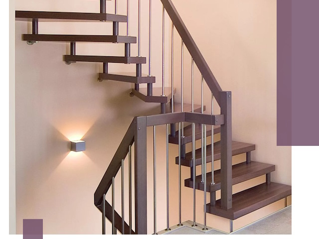 Изготовление лестниц на больцах в Протвине под ключ