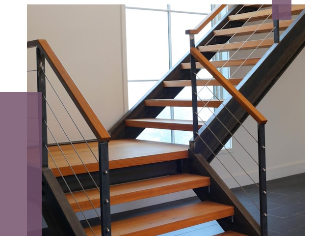 Изготовление лестниц на металлокаркасе в Протвине от 18824 руб. | ПРОЛЁТ-Прн