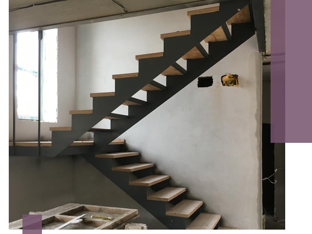 Изготовление лестниц на металлокаркасе в Протвине от производителя