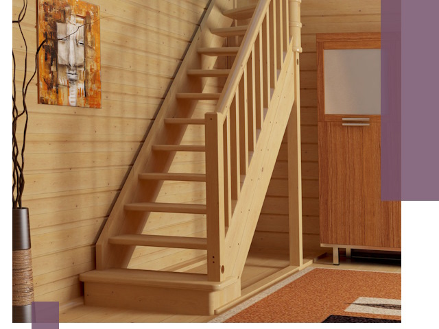 Лестницы эконом класса под ключ в Протвине — недорого и быстро