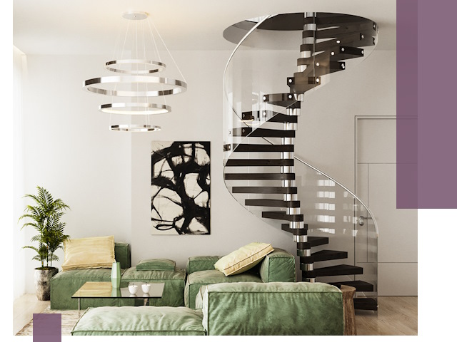 Лестницы для двухуровневой квартиры в Протвине — изготовление и монтаж