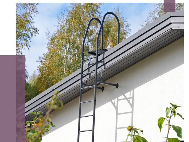 Лестницы на крышу в Протвине от 19027 руб. — монтаж и монтаж ПРОЛЁТ-Прн