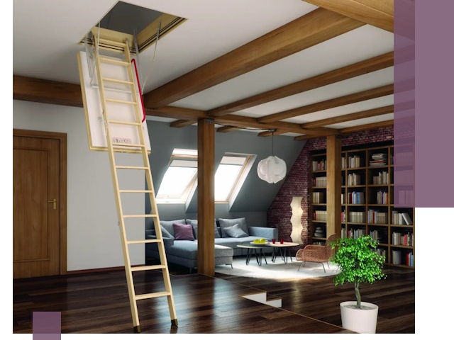 Чердачные лестницы под ключ в Протвине: изготовление и монтаж