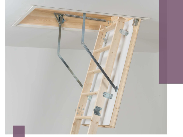 Установка чердачной лестницы под ключ в Протвине