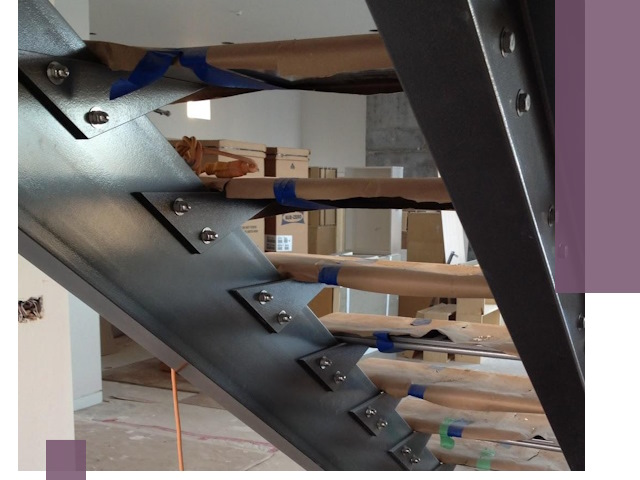 Усиление лестничных конструкций и усиление опор в Протвине