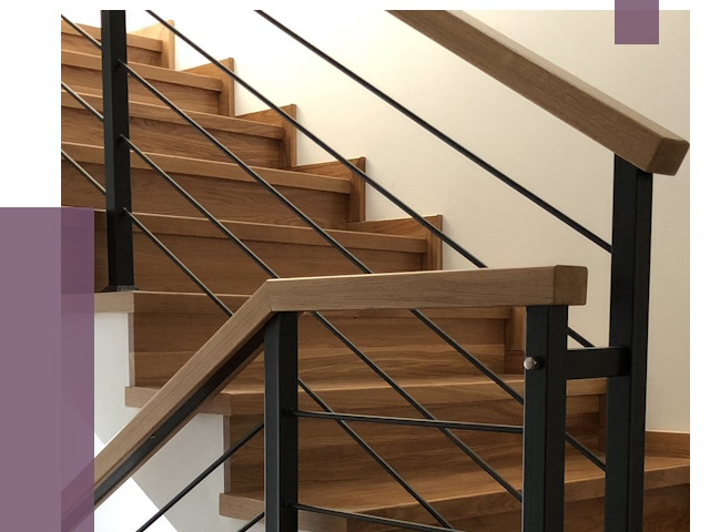 Обшивка металлической лестницы деревом в Протвине от 4324 руб. 