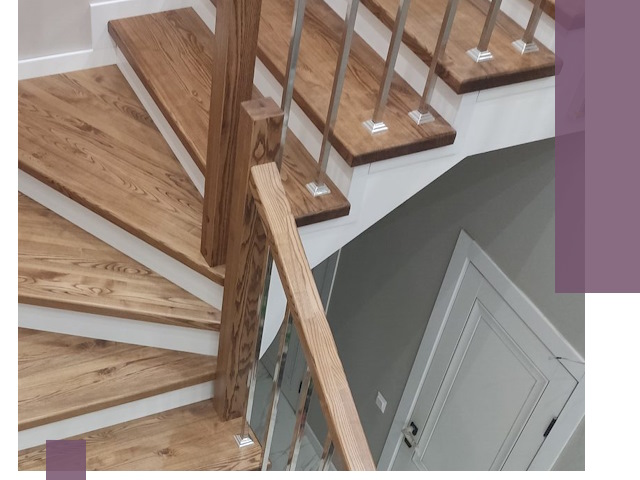 Обшивка металлических лестниц под ключ в Протвине