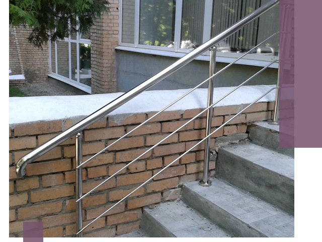 Перила из нержавеющей стали высокого качества в Протвине