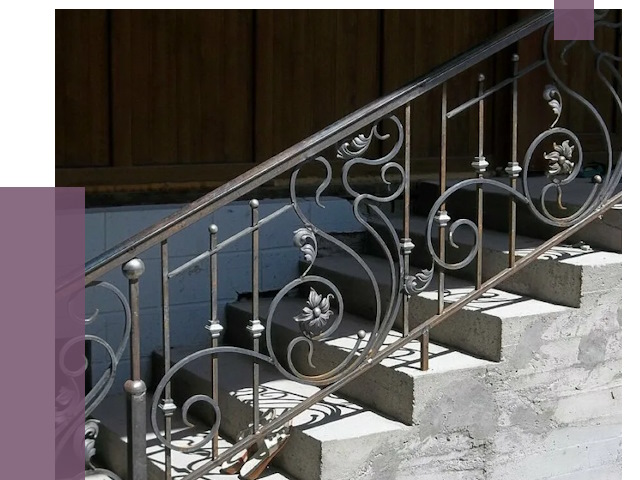 Кованые перила в Протвине от 8649 руб. под ключ — качество от ПРОЛЁТ-Прн