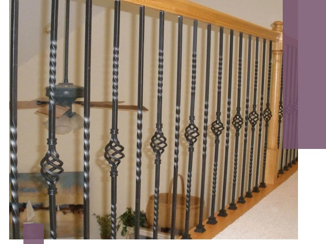 Изготовление и монтаж кованных перил в Протвине под ключ