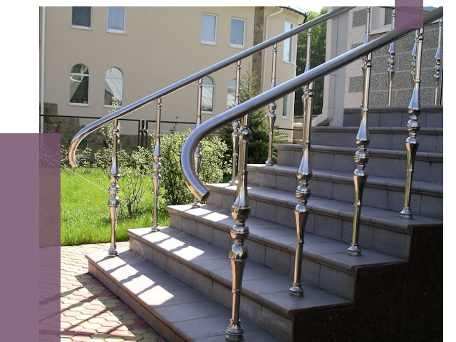 Перила для крыльца в Протвине от 10684 руб. — монтаж ПРОЛЁТ-Прн