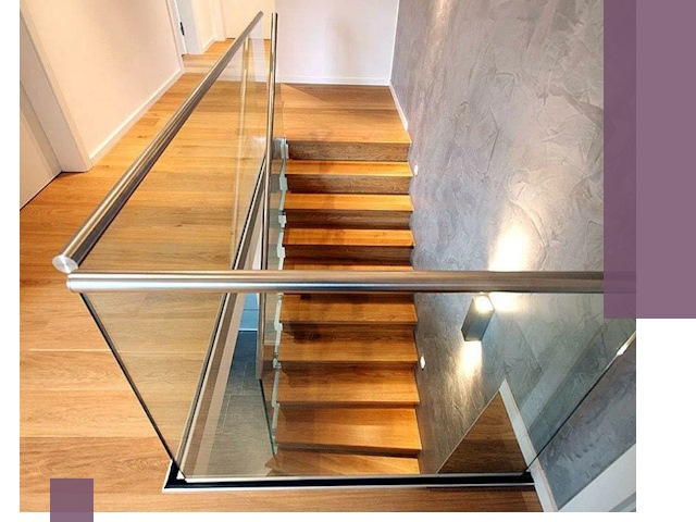 Перила для лестницы в доме — изготовление и монтаж в Протвине