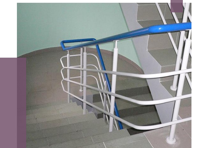 Перила в подъезде в Протвине — установка и замена от 7377 руб. | ПРОЛЁТ-Прн