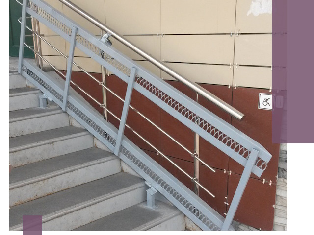 Изготовление откидных пандусов под ключ в Протвине