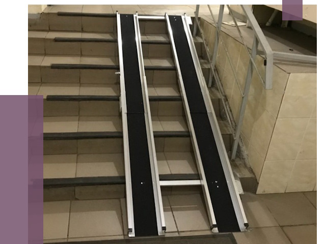 Установка пандуса в подъезд в Протвине от 7937 руб. под ключ | ПРОЛЁТ-Прн