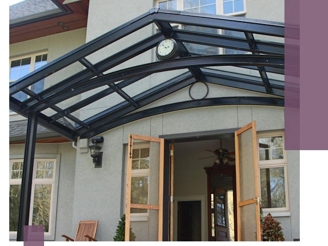 Изготовление и монтаж навесов и козырьков в Протвине