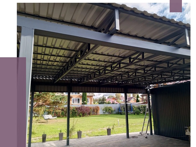 Монтаж навесов в Протвине от 7326 руб. — установка навеса | ПРОЛЁТ-Прн