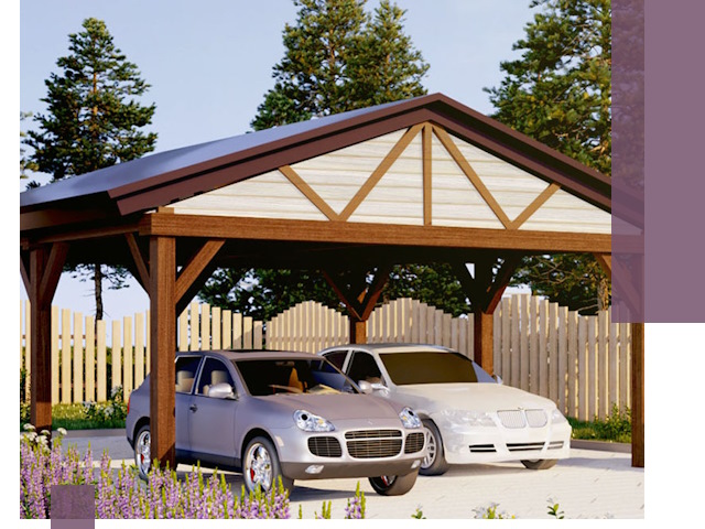 Навесы для автомобиля в Протвине — изготовление и монтаж