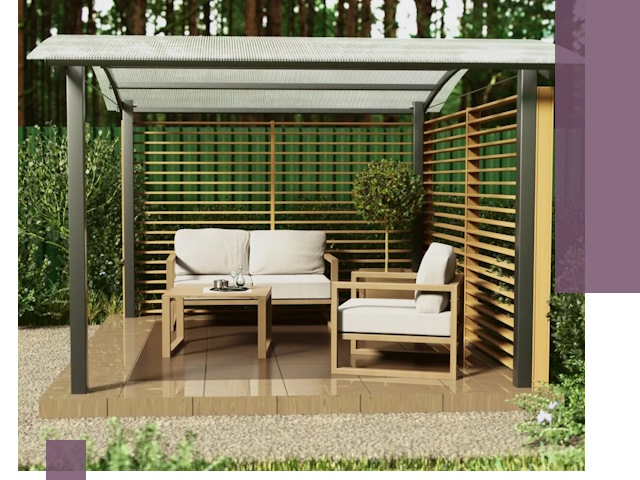 Навесы для дачи в Протвине: изготовление, монтаж и демонтаж