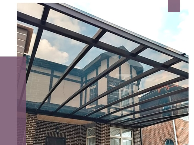 Навесы из поликарбоната в Протвине от 8567 руб. под ключ — ПРОЛЁТ-Прн