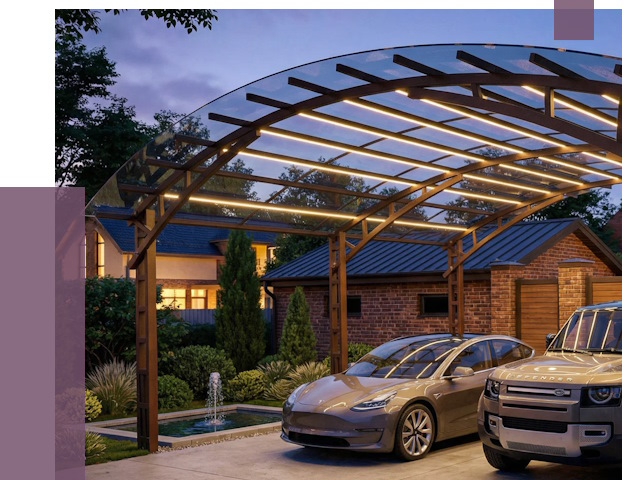 Металлические навесы в Протвине от 12617 руб. под ключ — ПРОЛЁТ-Прн