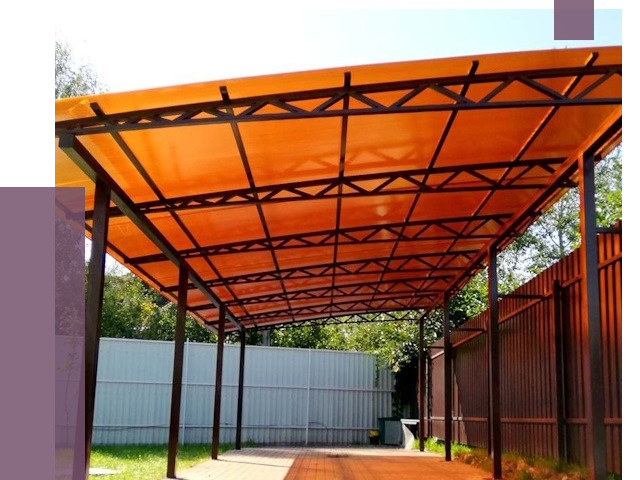 Односкатные навесы под ключ в Протвине от 13075 руб. 