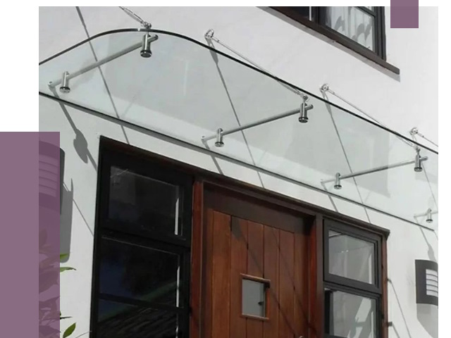 Стеклянные козырьки в Протвине от 18824 руб. | ПРОЛЁТ-Прн