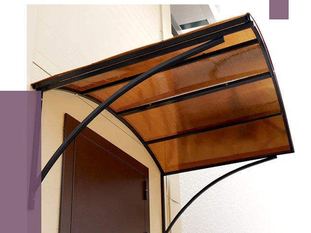 Недорогие козырьки в Протвине от 7550 руб.  | ПРОЛЁТ-Прн