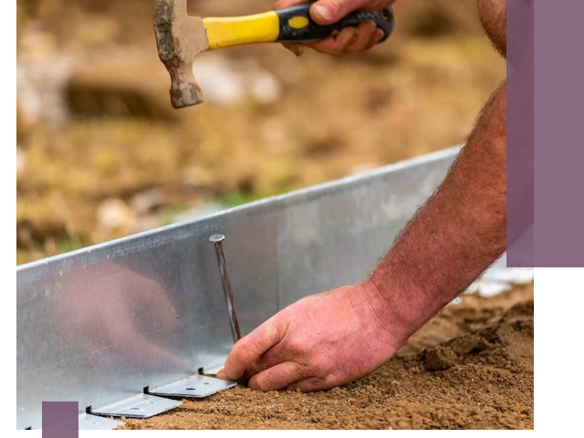 Монтаж металлических бордюров в Протвине быстро и качественно