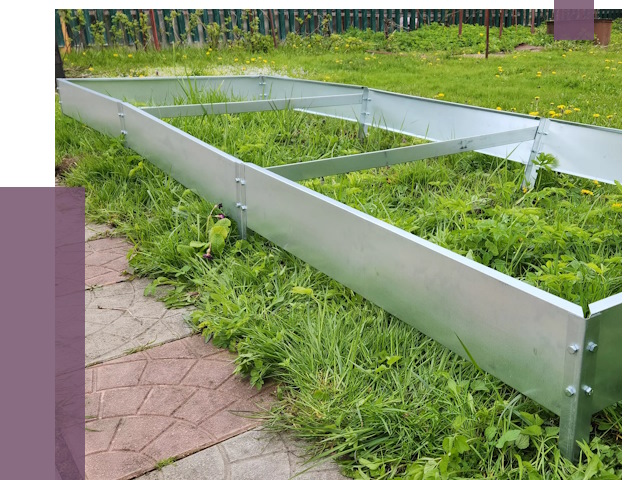 Металлические бордюры для грядок в Протвине от 1781 руб. 