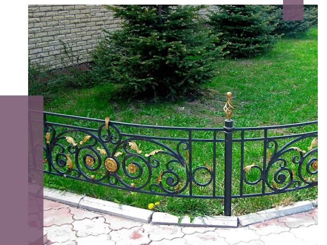 Кованые газонные ограждения в Протвине от 7580 руб. — ПРОЛЁТ-Прн