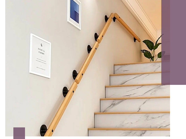 Поручни металлические и деревянные под ключ в Протвине