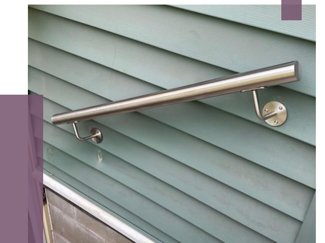 Поручни из нержавеющей стали в Протвине от 7631 руб.  | ПРОЛЁТ-Прн